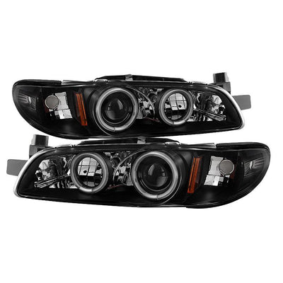 CCFL Halo Black Projector Headlights <br>97-03 Pontiac Grand Prix