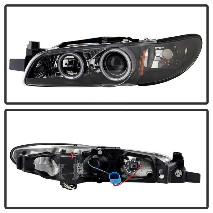 CCFL Halo Black Projector Headlights <br>97-03 Pontiac Grand Prix