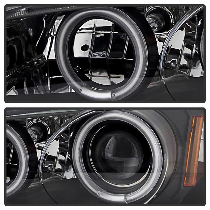 CCFL Halo Black Projector Headlights <br>97-03 Pontiac Grand Prix