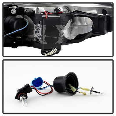CCFL Halo Black Projector Headlights <br>97-03 Pontiac Grand Prix