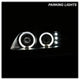 LED Halo Black Projector Headlights <br>04-06 Pontiac GTO