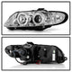 LED Halo Chrome Projector Headlights <br>04-06 Pontiac GTO
