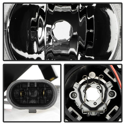 LED Halo Black DRL Projector Headlights <br>00-05 Toyota Celica