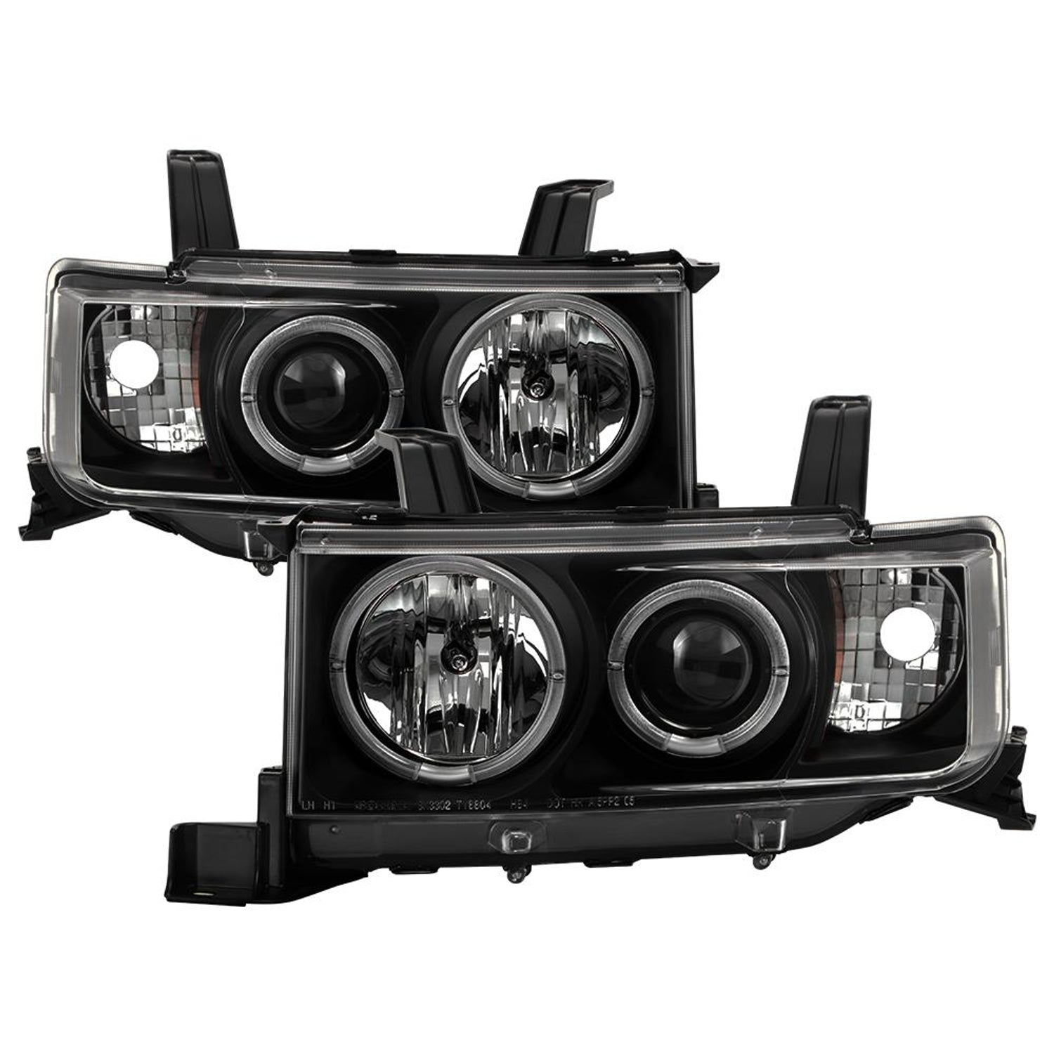 LED Halo Black Projector Headlights <br>04-06 Scion xB