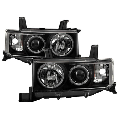 LED Halo Black Projector Headlights <br>04-06 Scion xB