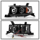 LED Halo Black Projector Headlights <br>04-06 Scion xB