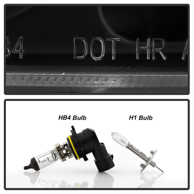 LED Halo Black Projector Headlights <br>04-06 Scion xB