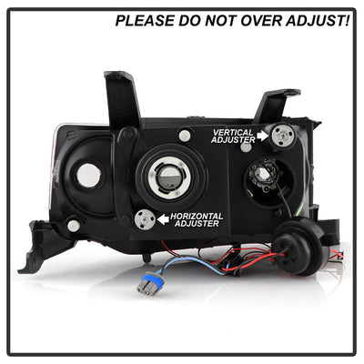 LED Halo Black Projector Headlights <br>04-06 Scion xB