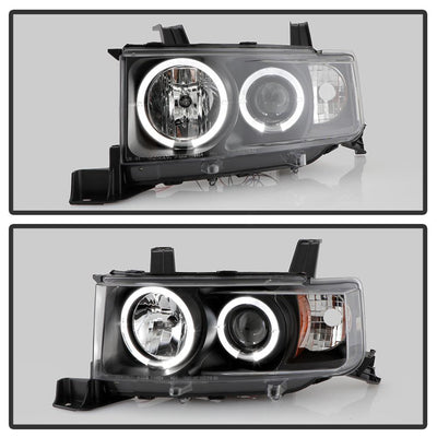 LED Halo Black Projector Headlights <br>04-06 Scion xB