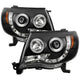 LED Halo Black Projector Headlights <br>05-11 Toyota Tacoma