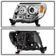 LED Halo Chrome Projector Headlights <br>05-11 Toyota Tacoma