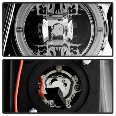 LED Halo Chrome Projector Headlights <br>05-11 Toyota Tacoma
