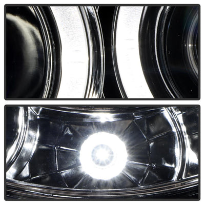 LED Halo Chrome Projector Headlights <br>05-11 Toyota Tacoma