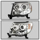 LED Halo Chrome Projector Headlights <br>05-11 Toyota Tacoma
