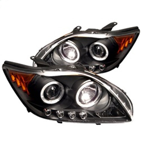 LED Halo Black Projector Headlights <br>05-07 Scion tC