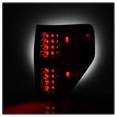 Red Smoke LED Tail Lights <br>09-14 Ford F-150
