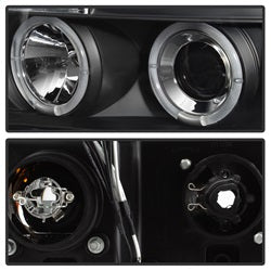 Eliminates AFS function Black LED Halo Projector Headlights <br>07-13 Toyota Tundra 08-13 Toyota Sequoia