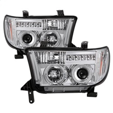 Eliminates AFS function Chrome LED Halo Projector Headlights <br>07-13 Toyota Tundra 08-13 Toyota Sequoia
