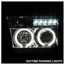 Eliminates AFS function Chrome LED Halo Projector Headlights <br>07-13 Toyota Tundra 08-13 Toyota Sequoia