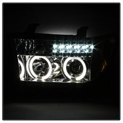 Eliminates AFS function Chrome LED Halo Projector Headlights <br>07-13 Toyota Tundra 08-13 Toyota Sequoia