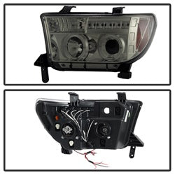 Eliminates AFS function Smoke LED Halo Projector Headlights <br>07-13 Toyota Tundra 08-13 Toyota Sequoia