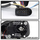 LED Halo Black DRL Projector Headlights <br>06-09 Volkswagen Jetta Rabbit GTI
