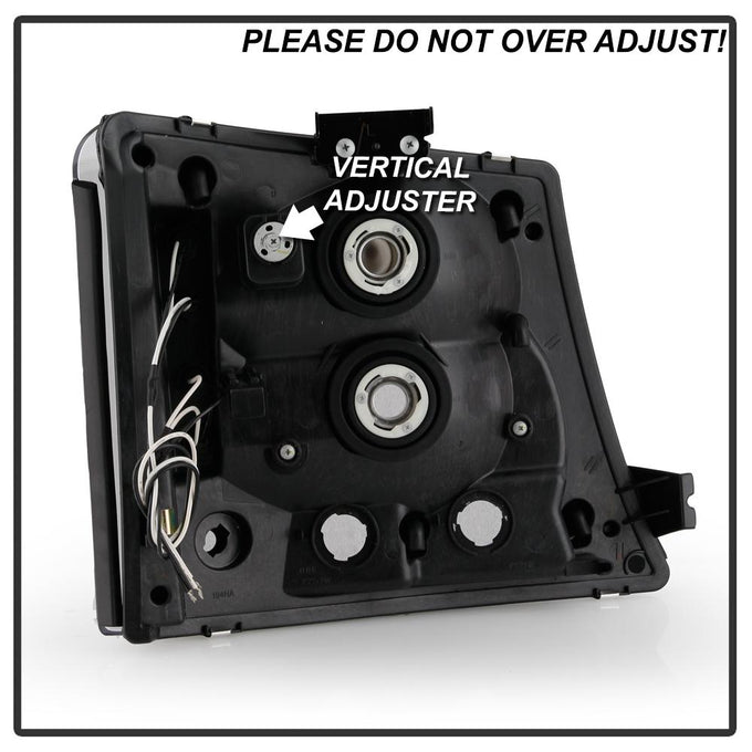 Black Crystal Headlights 1PC W/ Bumper Lights <br>03-06 Chevy Silverado 1500, 2500 ,3500 HD