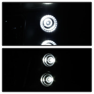 Black Crystal Headlights 1PC W/ Bumper Lights <br>03-06 Chevy Silverado 1500, 2500 ,3500 HD