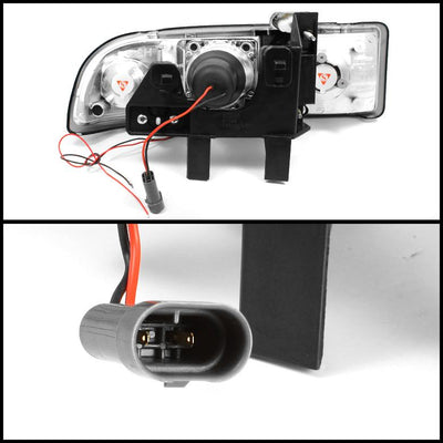 Black Crystal Headlights <br>98-05 Chevrolet Blazer 98-04 Chevrolet S10