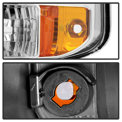 Chrome Crystal Headlights 1PC W/ Bumper Lights <br>99-02 Chevy Silverado 1500, 2500, 01-02 3500