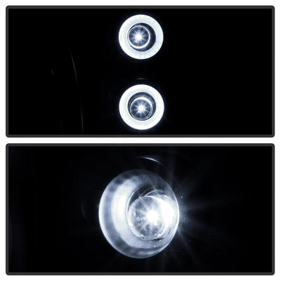 Black Crystal Headlights <br>87-93 Ford Mustang