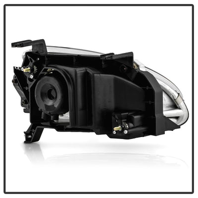 Black Crystal Headlights <br>93-97 Honda Civic del Sol