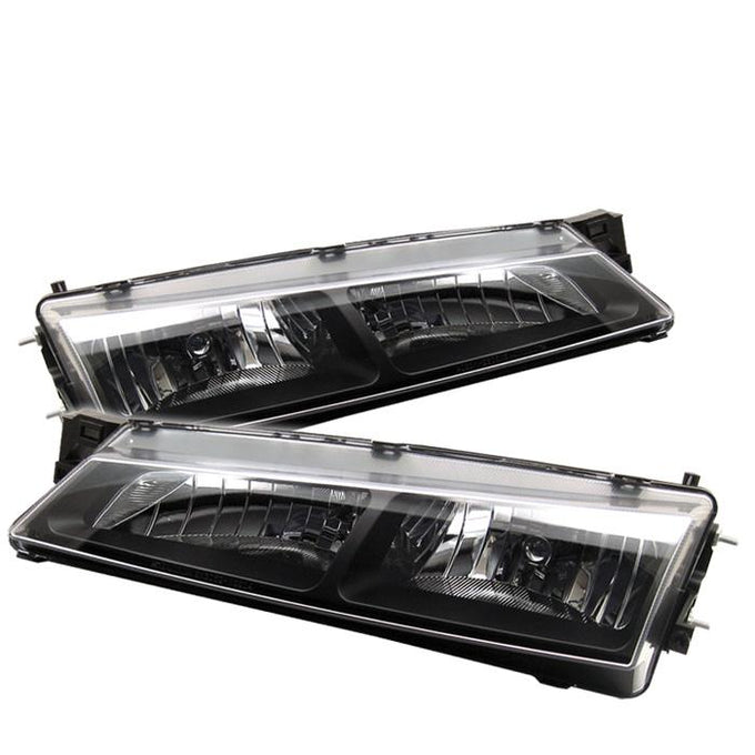Black Crystal Headlights <br>97-98 Nissan 240SX