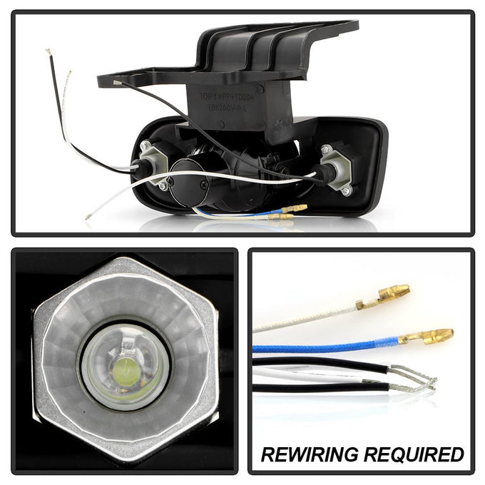 Smoke Projector Fog Lights w/Switch <br>99-02 Chevy Silverado 1500, 2500, 01-02 3500
