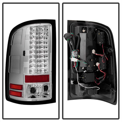 Chrome LED Tail Lights <br>07-13 GMC Sierra 1500 07-14 GMC Sierra 2500 HD Sierra 3500 HD