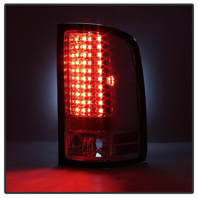 Chrome LED Tail Lights <br>07-13 GMC Sierra 1500 07-14 GMC Sierra 2500 HD Sierra 3500 HD