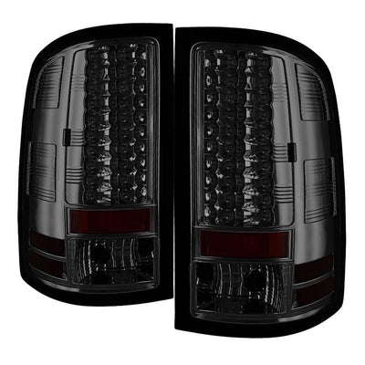Smoke LED Tail Lights <br>07-13 GMC Sierra 1500 07-14 GMC Sierra 2500 HD Sierra 3500 HD