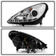 DRL Chrome Projector Headlights <br>05-10 Mercedes-Benz SLK350 SLK55 AMG SLK200