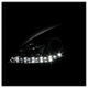 DRL Chrome Projector Headlights <br>05-10 Mercedes-Benz SLK350 SLK55 AMG SLK200