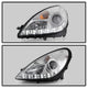 DRL Chrome Projector Headlights <br>05-10 Mercedes-Benz SLK350 SLK55 AMG SLK200