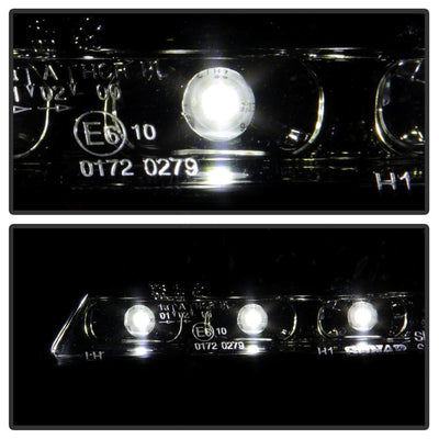 DRL Chrome Projector Headlights <br>05-10 Mercedes-Benz SLK350 SLK55 AMG SLK200
