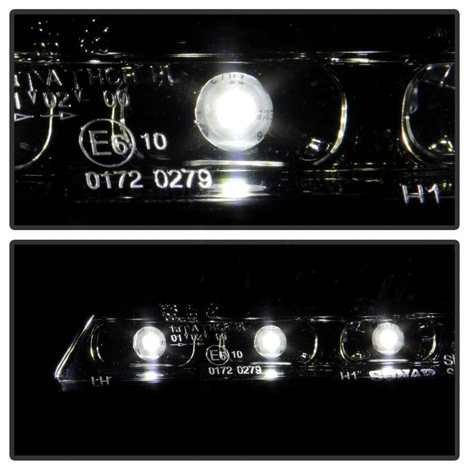 DRL Chrome Projector Headlights <br>05-10 Mercedes-Benz SLK350 SLK55 AMG SLK200