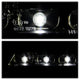 DRL Black Projector Headlights <br>05-10 Mercedes-Benz SLK350 SLK55 AMG SLK200
