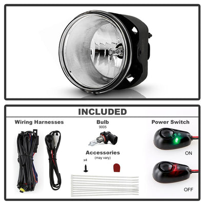 Clear OEM Fog Lights w/Switch <br>05-08 Chrysler 300