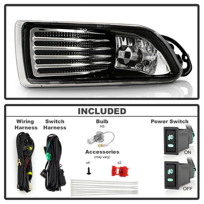 Clear OEM Fog Lights w/Switch <br>05-10 Scion tC