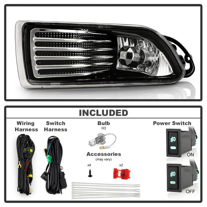 Clear OEM Fog Lights w/Switch <br>05-10 Scion tC