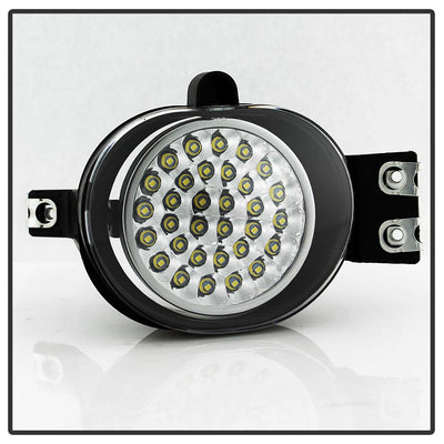 Clear LED Fog Lights w/Switch <br>02-08 Dodge Ram 1500 Ram 3500 Ram 2500 04-06 Durango