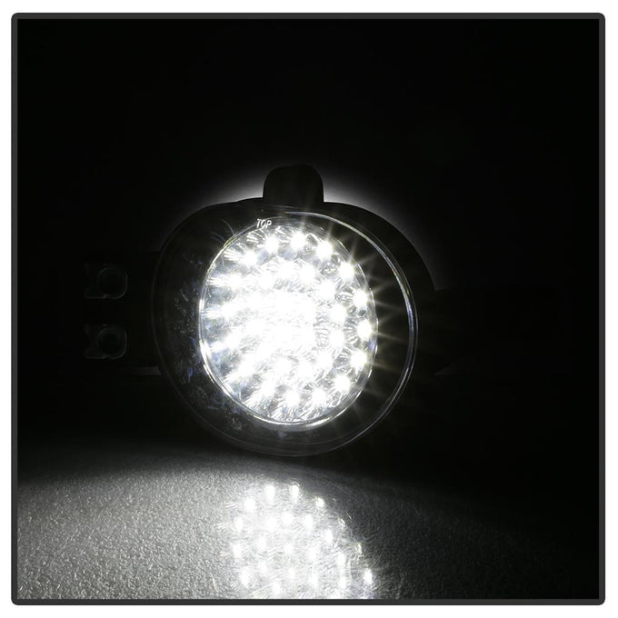 Clear LED Fog Lights w/Switch <br>02-08 Dodge Ram 1500 Ram 3500 Ram 2500 04-06 Durango