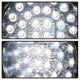 Clear LED Fog Lights w/Switch <br>02-08 Dodge Ram 1500 Ram 3500 Ram 2500 04-06 Durango