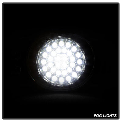 Clear LED Fog Lights w/Switch <br>02-08 Dodge Ram 1500 Ram 3500 Ram 2500 04-06 Durango